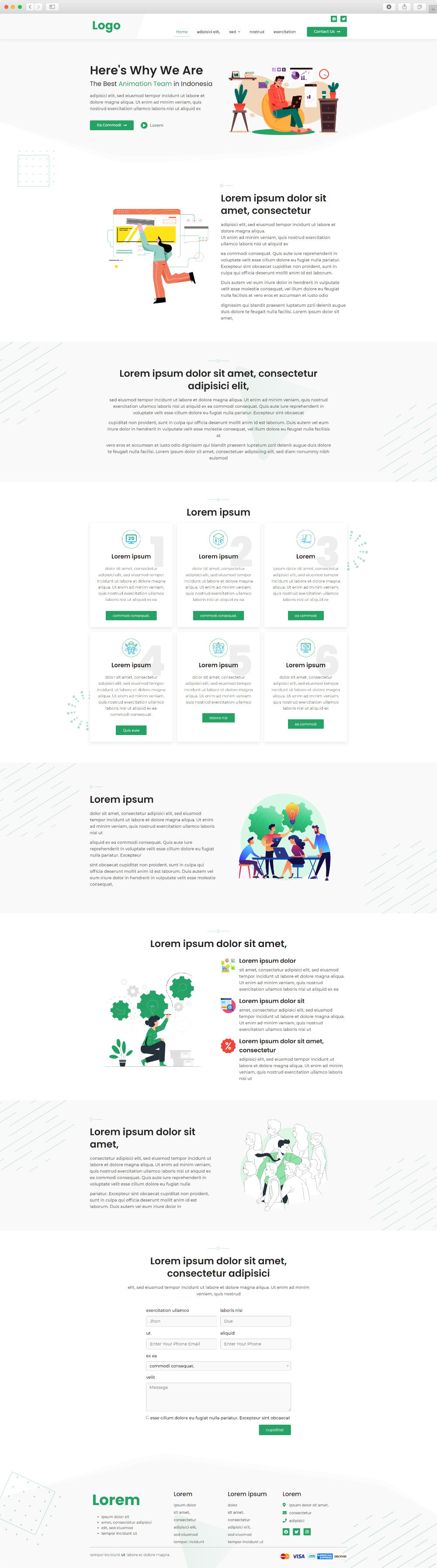 Website Design Sample Visual