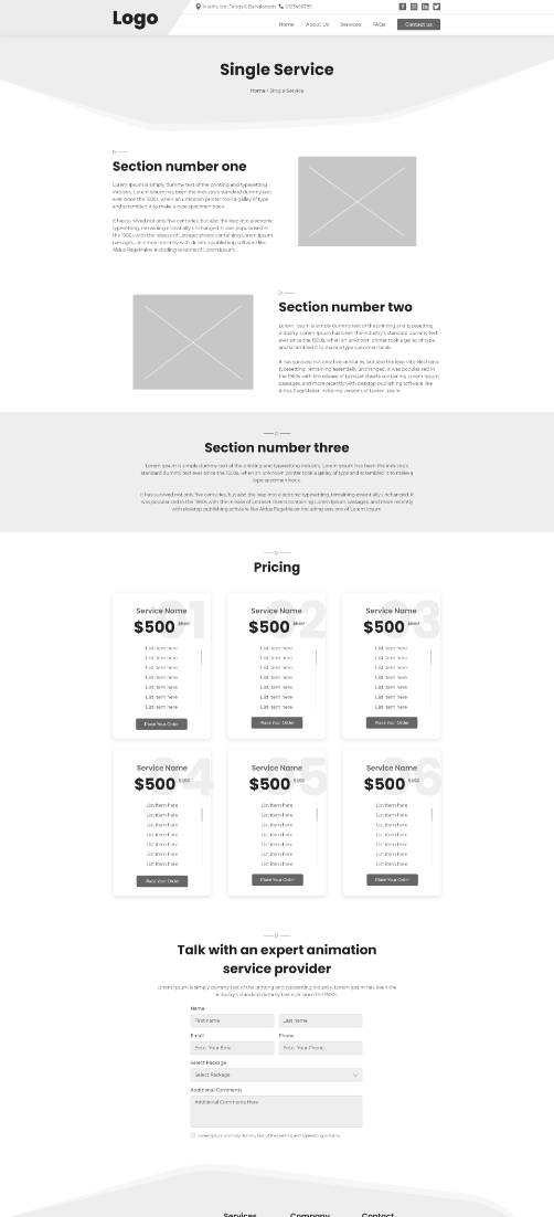 Wireframe Visual